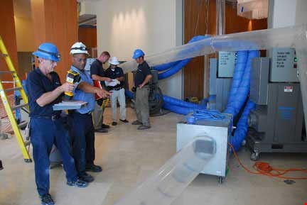 Polygon droogt waterschade in nieuwbouwhotel voor oplevering